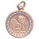 Medaglietta ottone Angelo Raffaello 1,6 cm s1