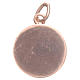 Pendant charm in rose 800 silver with Pax symbol 1.7cm s2