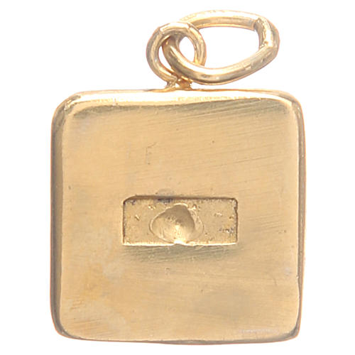 Medaille, Messing, Schlüssel Petri, 1,5 x 1,5 cm 2