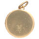 Medal in gold plated brass with Our Lady of the Miraculous medal 1.7cm s4