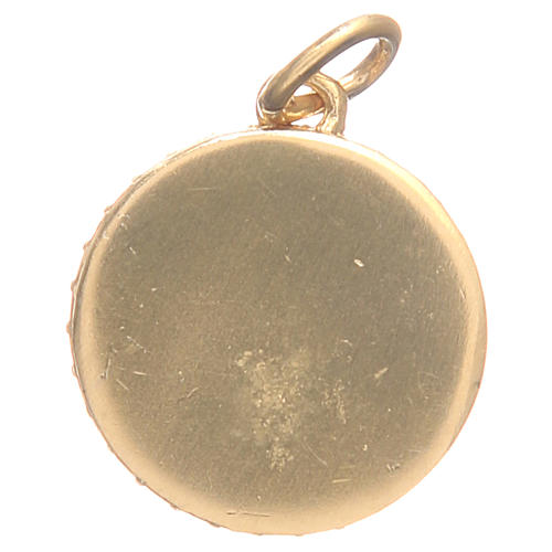 Medalha latão Virgem Milagrosa 1,7 cm 4
