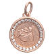 Medal in 800 silver with Saint Anthony of Padua 1.7cm s1