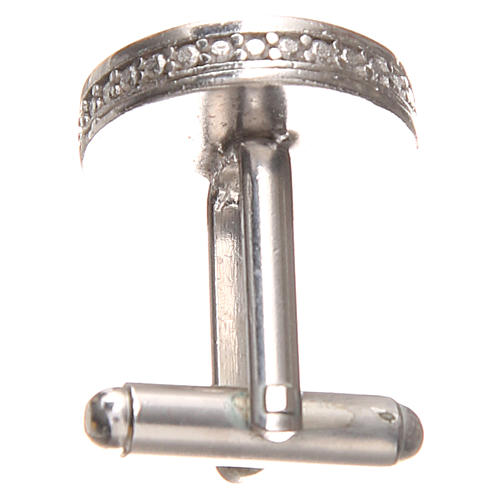 Gemelli da polso argento 800 Papa Francesco 1,7 cm 2