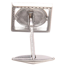 Manschettenknöpfe: Manschettenknöpfe Silber 925 XP Symbol 1,7x1,7cm