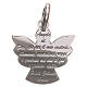 Engel Anhänger Silber 925 Gebet auf ITALIENISCH 1,7cm s1