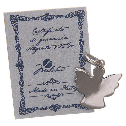 Angel pendant, Silver 925 Guardian Angel prayer ITA 1,7cm 2