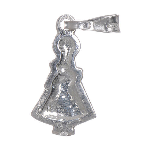Our Lady of Covadonga pendant in 925 silver h1.5cm 2