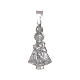 Our Lady of Covadonga pendant in 925 silver h1.5cm s1