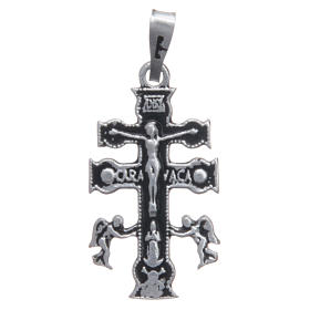Pendant with Caravaca cross in 925 silver