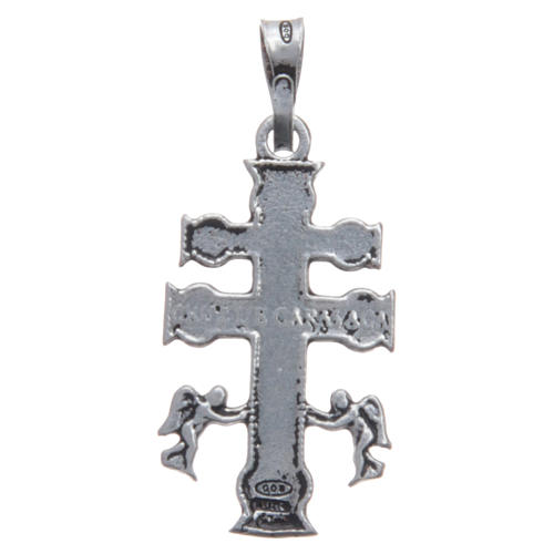 Pendant with Caravaca cross in 925 silver 2