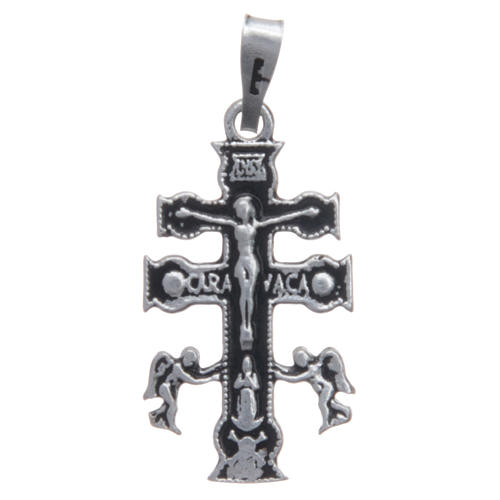 Pendant with Caravaca cross in 925 silver 1
