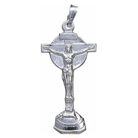 Ciondolo crocefisso Collevalenza Argento 925 4x2 cm