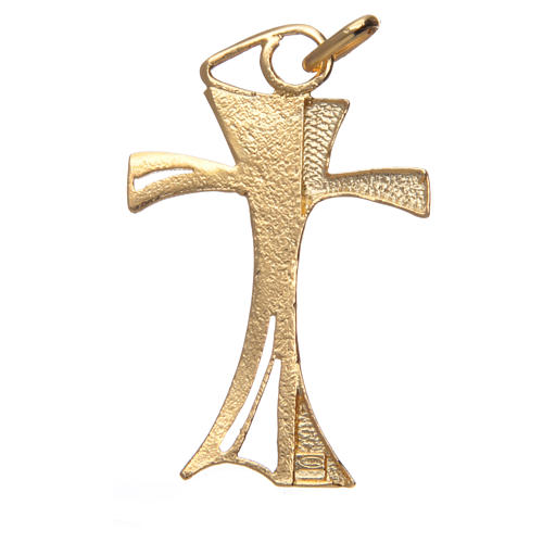 Lochkreuz vergoldeten Silber 800 3.5x2.5cm 2