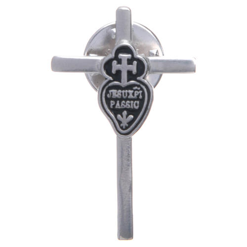 Passionist lapel pin in 925 silver 1
