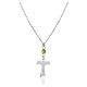 Collier AMEN tau argent 925 bois s1