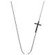 Necklace AMEN classic Cross silver 925 Rhodium finish s2