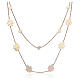Necklace AMEN Angels & Hearts silver 925 Rosè finish s1
