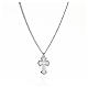 Kette AMEN Silber 925 Perlmuttkreuz rodiniert s1