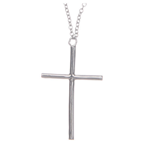 Pendentif Croix Occitane En Argent 925 Rhodié - Chaîne En Option - Neuf Avec étiquettes - Mixte