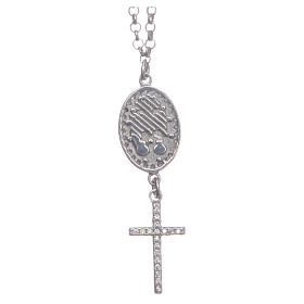 Saint Rita 925 sterling silver collar necklace