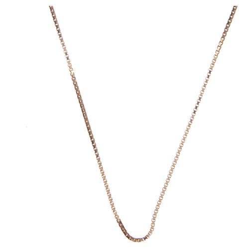 Venetian chain in 925 sterling silver finished in gold, 40 cm length 1