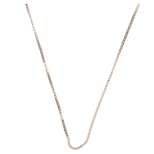 Venetian chain in 925 sterling silver finished in gold, 45 cm length 1