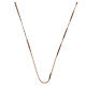 Venetian chain in 925 sterling silver finished in gold, 50 cm length s1