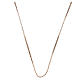 Venetian chain in 925 sterling silver finished in gold, 55 cm length s1
