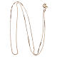 Venetian chain in 925 sterling silver finished in gold, 55 cm length s2