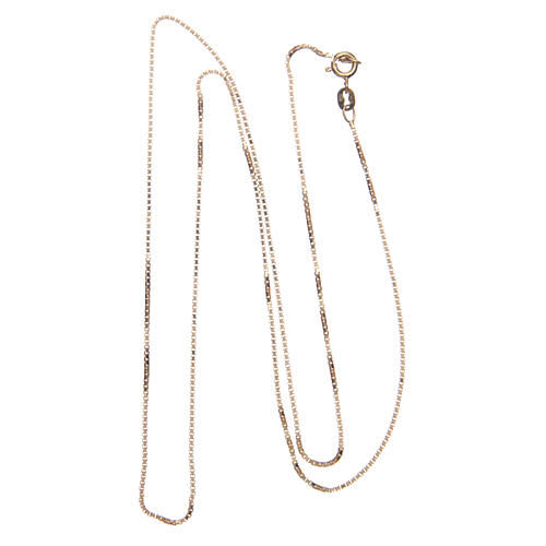 Venetian chain in 925 sterling silver finished in gold 65 cm 2