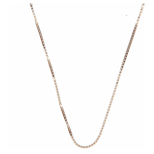 Venetian chain in 925 sterling silver finished in gold 65 cm 1