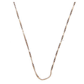 Venetian chain in 925 sterling silver finished in gold 70 cm