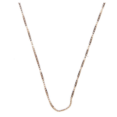Venetian chain in 925 sterling silver finished in gold 70 cm 1
