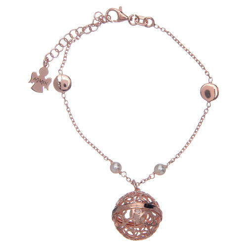 Bola Angel caller AMEN bracelet pink silver 925 1