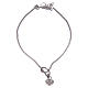 Amen bracelet in 925 sterling silver with cross and knot s1
