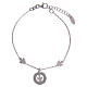 Pulsera AMEN Plata 925 Ángeles y medalla s2