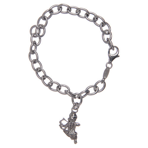 Amen bracelet with cupid pendant charm 2