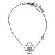 Bracciale Amen in Argento 925 cuore e angelo s2