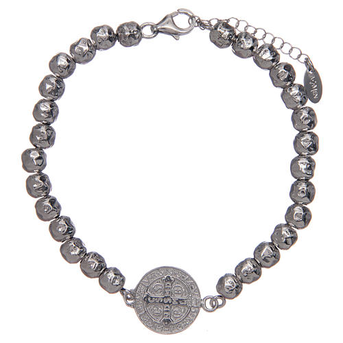Bracciale Amen Argento S.Benedetto mod. uomo 2