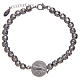 Saint Benedict men's bracelet in silver, AMEN s1
