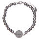 Saint Benedict men's bracelet in silver, AMEN s2