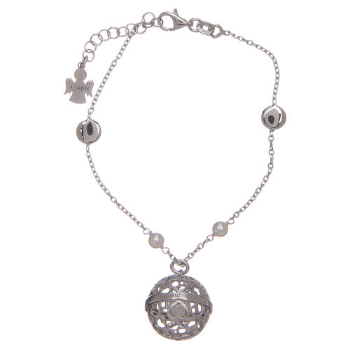Angel caller ball AMEN bracelet 925 silver 1