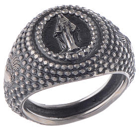 Pierścień Amen Cudowna Madonna srebro 925