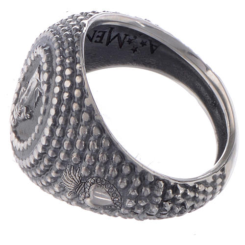 Silver ring AMEN Miraculous Madonna 2
