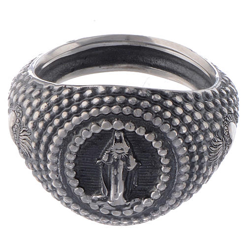 Silver ring AMEN Miraculous Madonna 3