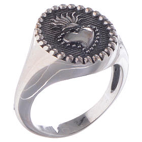 Silver ring Sacred Heart silver 925