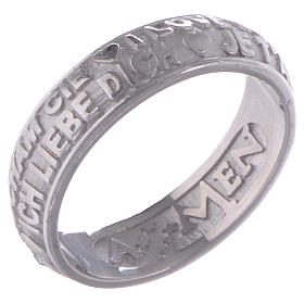 Anéis Religiosos: Anel Amen prata 925 Eu te amo Anéis Religiosos: Anel Amen prata 925 Eu te amo