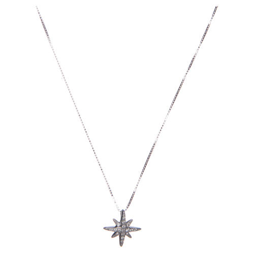 Amen pendant necklace in silver with Cross of the South 1