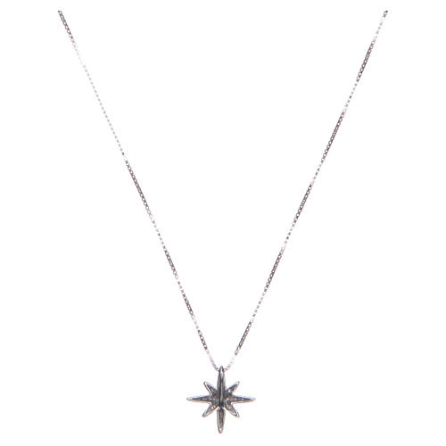 Amen pendant necklace in silver with Cross of the South 2