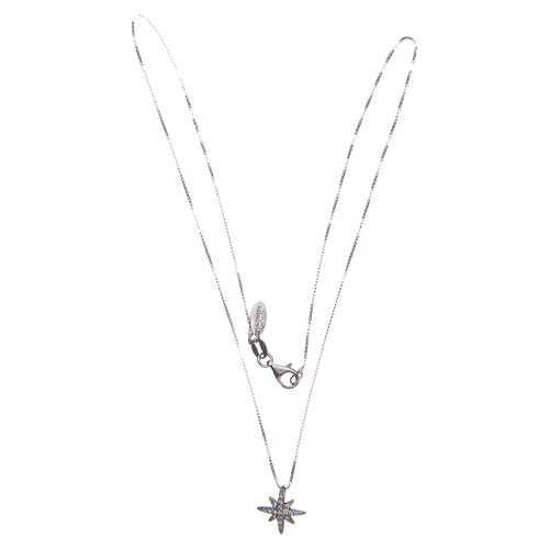 Amen pendant necklace in silver with Cross of the South 3